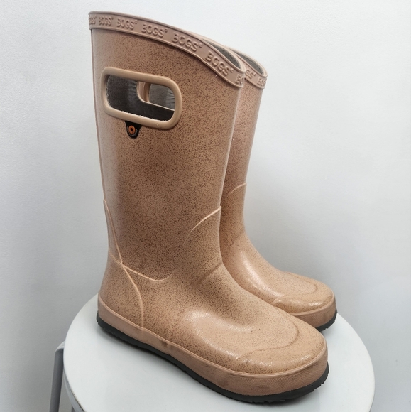 BOGS Waterproof Glitter Youth Girls Boots Size 2. - Picture 2 of 8